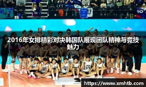 2016年女排精彩对决韩国队展现团队精神与竞技魅力